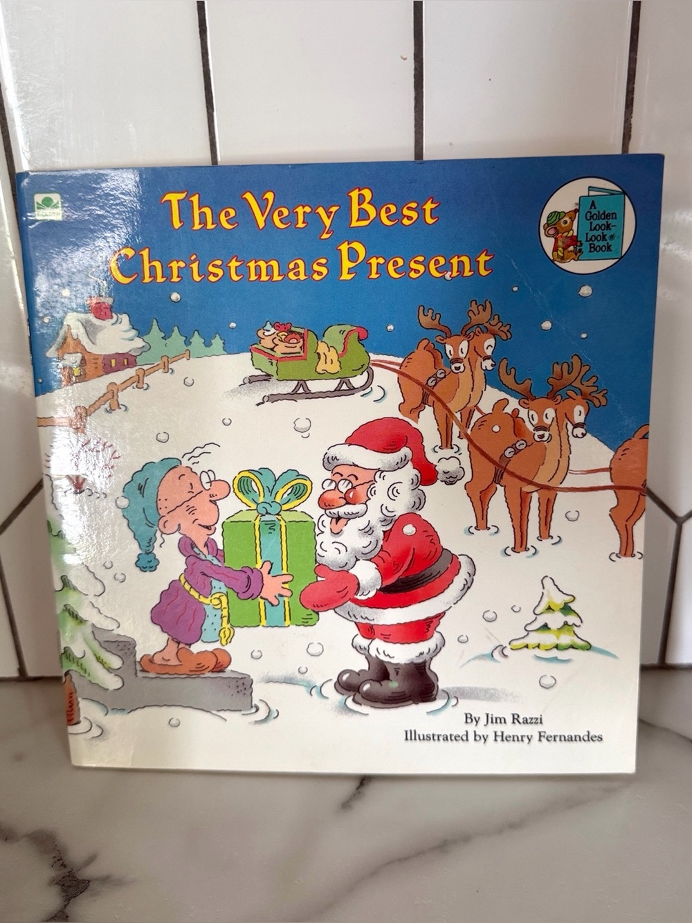 Vintage 1988 “The Very best Christmas Present” A Golden Look-Look Book